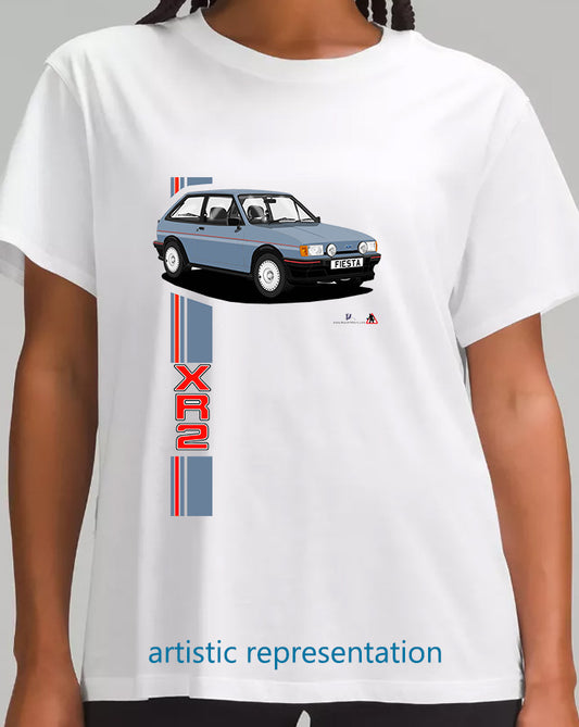 Ford Fiesta Mk2 XR2 in Blue T Shirt
