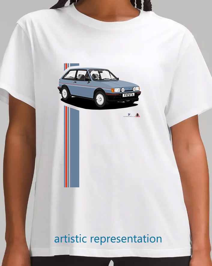 Ford Fiesta Mk2 XR2 in Blue T Shirt