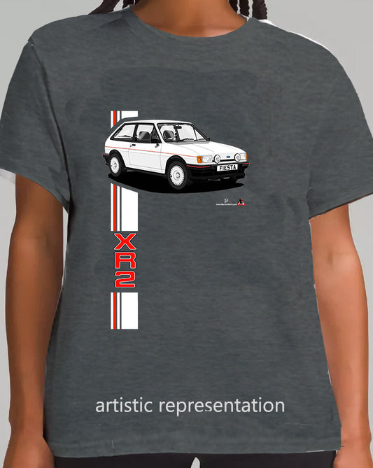 Ford Fiesta Mk2 XR2 in White T Shirt