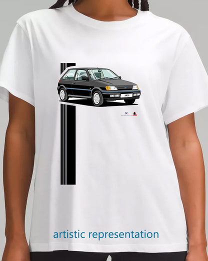 Ford Fiesta Mk3 XR2i in Black T Shirt