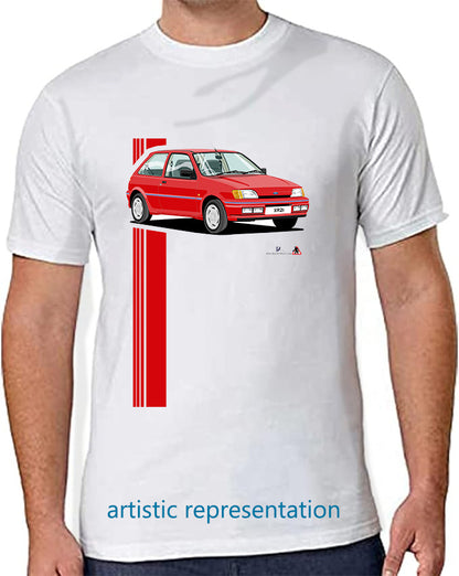 Ford Fiesta Mk3 XR2i in Red T Shirt