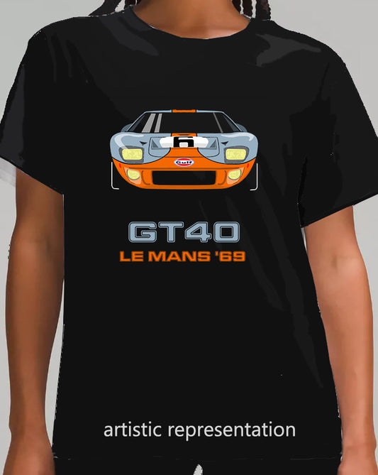 Ford GT40 Le Mans 1969 Gulf Art T Shirt