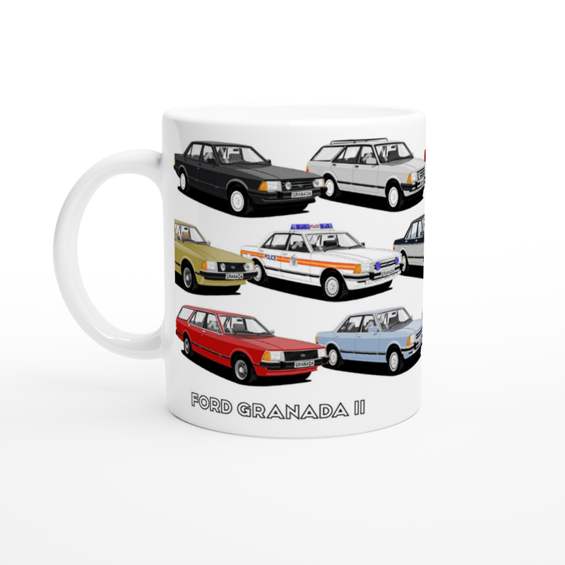 Ford Granada Mk2 Multi Car Mug