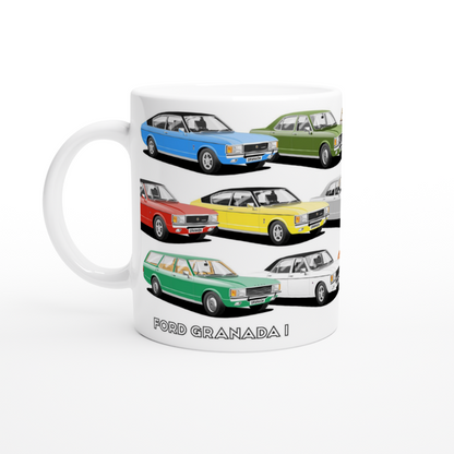 Ford Granada Mk1 Multi Car Mug