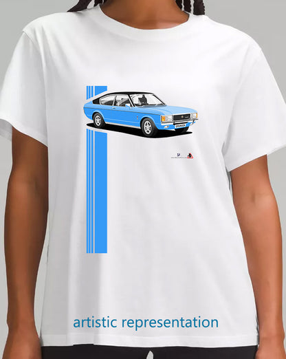 Ford Granada Mk1 Coupe in Blue T Shirt