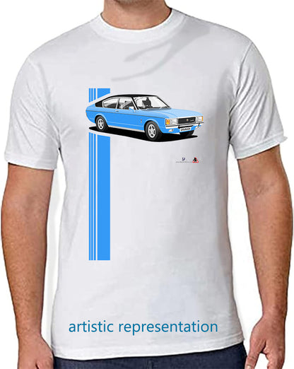 Ford Granada Mk1 Coupe in Blue T Shirt