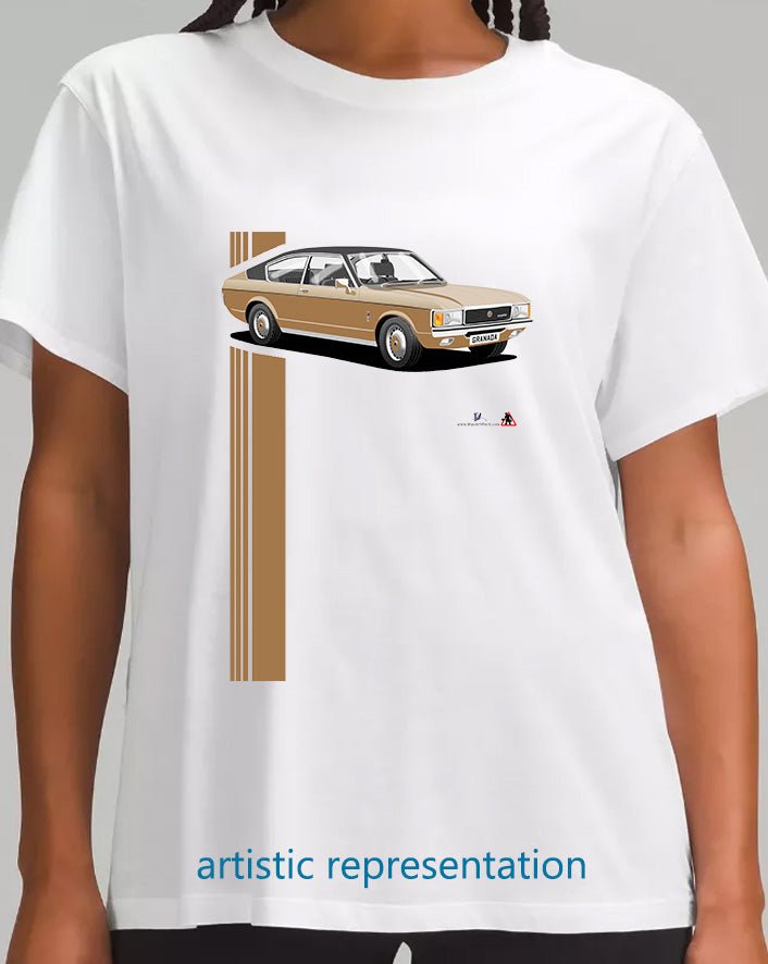 Ford Granada Mk1 Coupe in Gold T Shirt