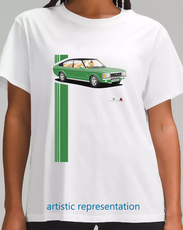 Ford Granada Mk1 Coupe in Green T Shirt