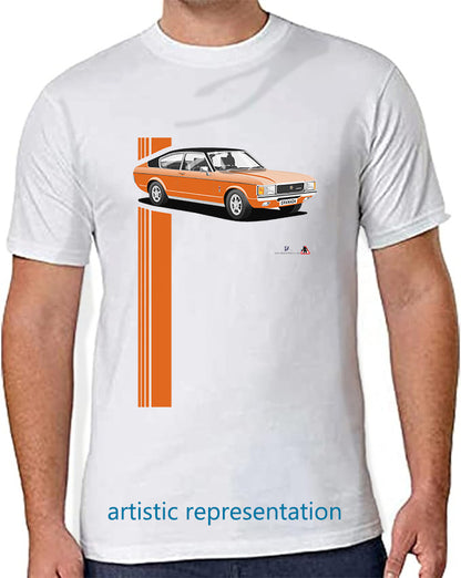 Ford Granada Mk1 Coupe in Orange T Shirt