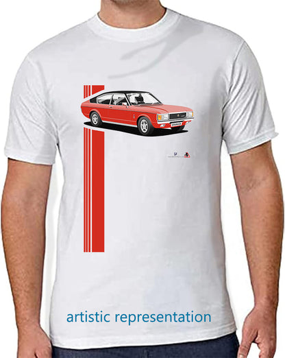 Ford Granada Mk1 Coupe in Red T Shirt