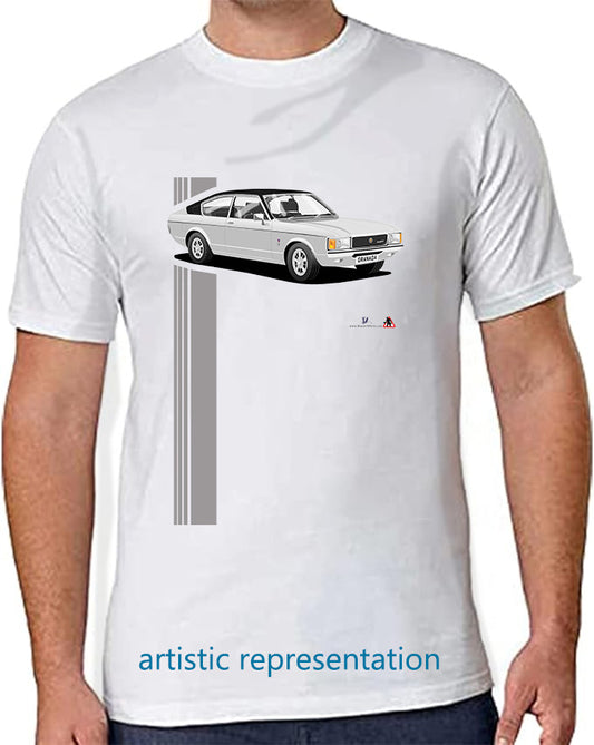 Ford Granada Mk1 Coupe in Silver T Shirt