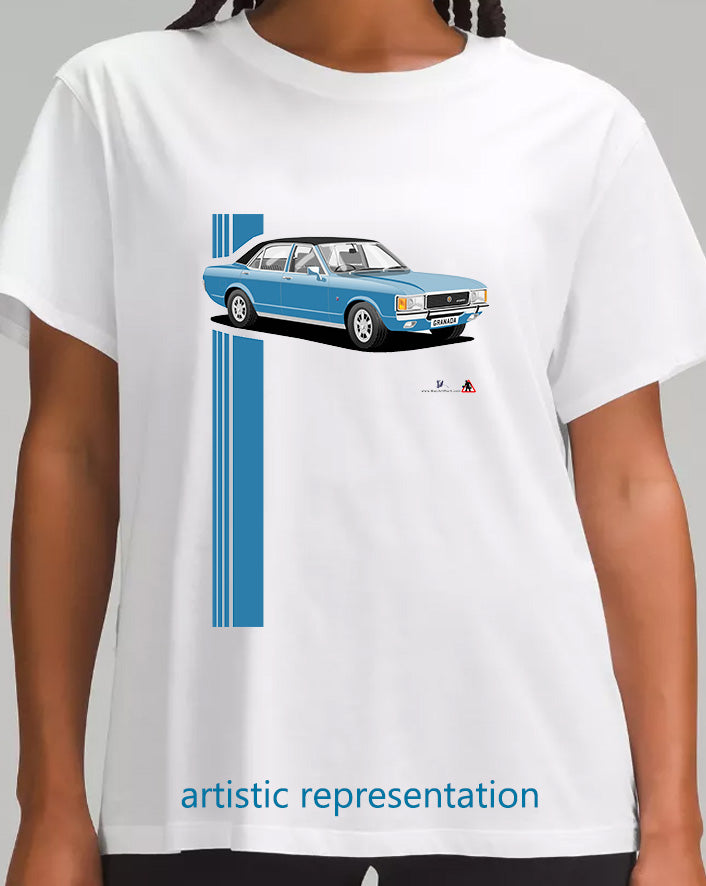 Ford Granada Mk1 Ghia in Blue T Shirt