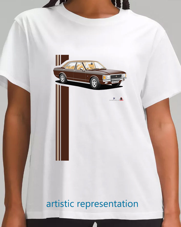 Ford Granada Mk1 Ghia in Brown T Shirt