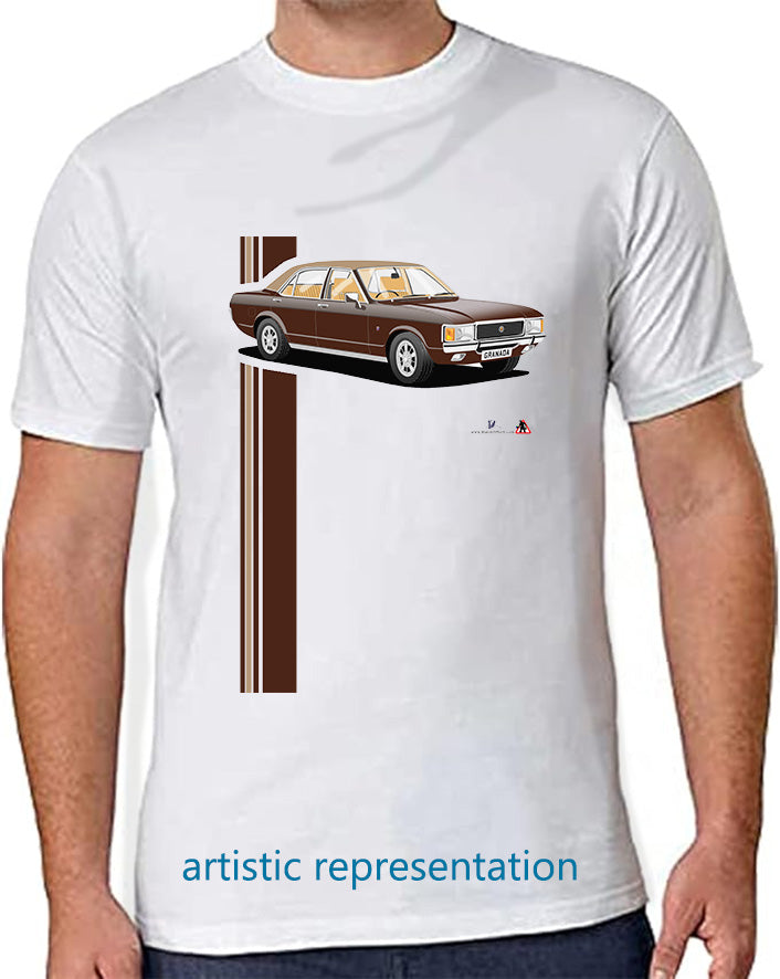 Ford Granada Mk1 Ghia in Brown T Shirt