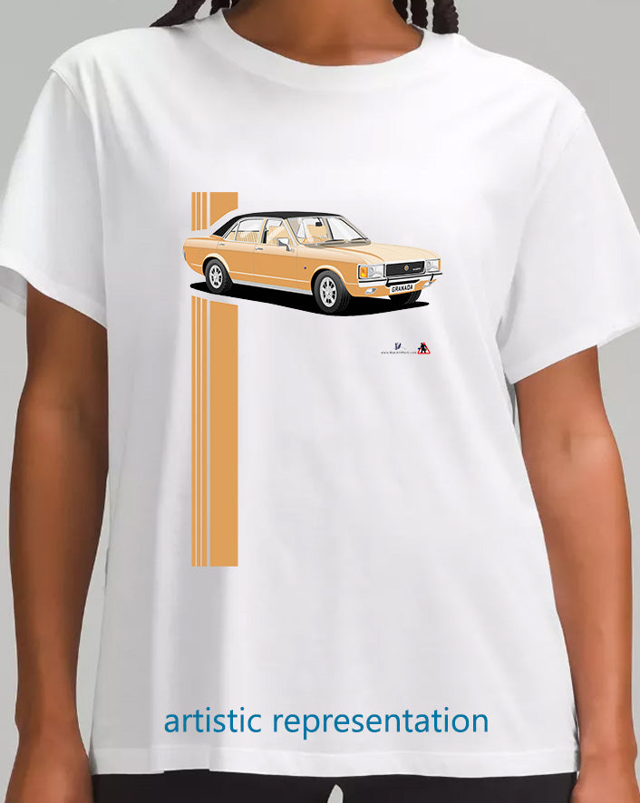 Ford Granada Mk1 Ghia in Gold T Shirt