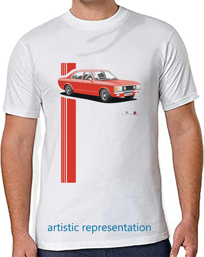 Ford Granada Mk1 S in Red T Shirt