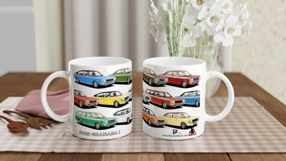 Ford Granada Mk1 Multi Car Mug