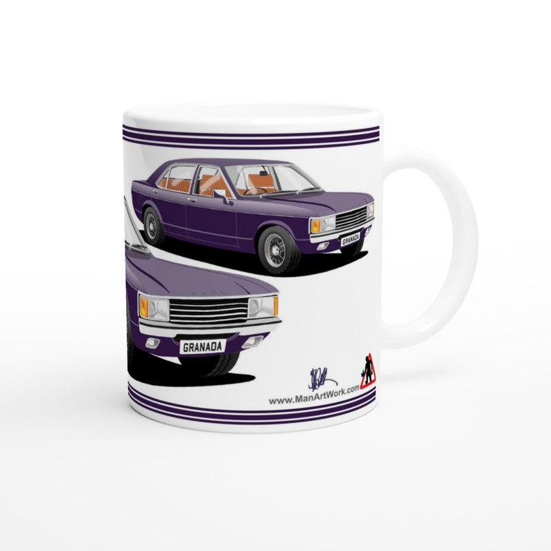 Ford Granada Mk1 in Purple Art Mug