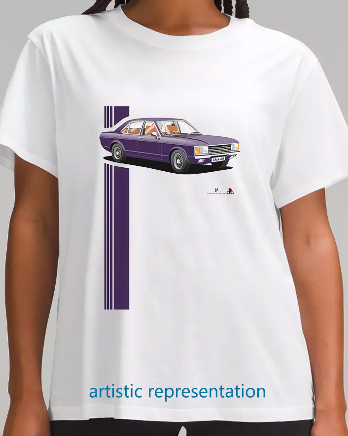 Ford Granada Mk1 in Purple T Shirt