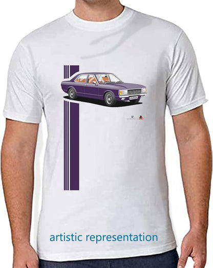 Ford Granada Mk1 in Purple T Shirt