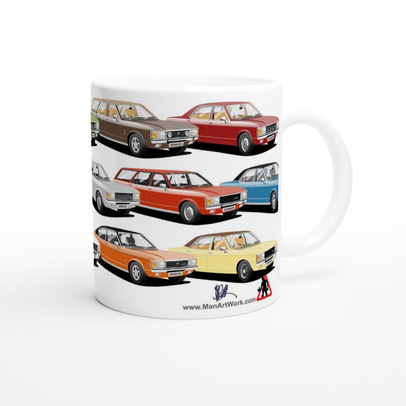 Ford Granada Mk1 Multi Car Mug