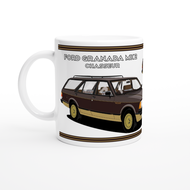 Ford Granada Mk2 Chasseur Art Mug