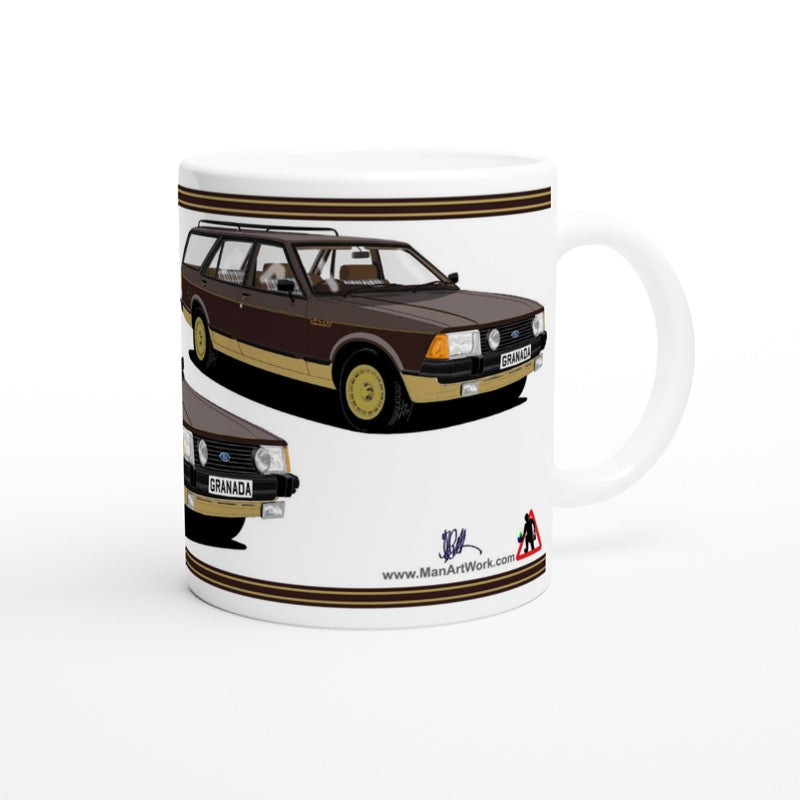 Ford Granada Mk2 Chasseur Art Mug