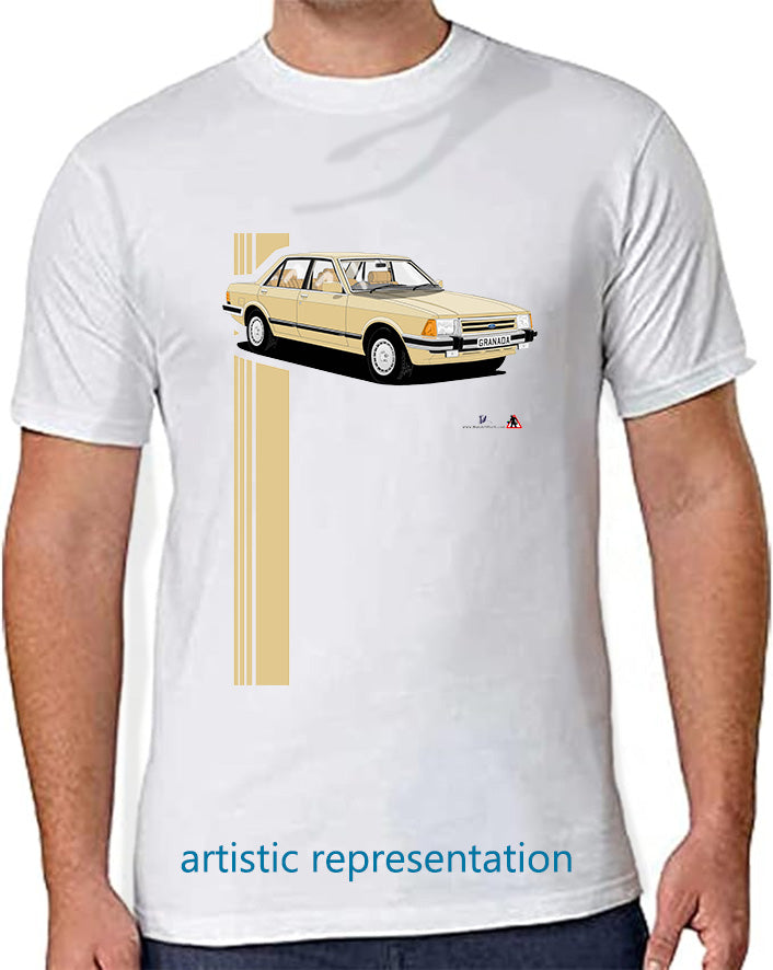 Ford Granada Mk2 facelift Ghia in Gold Shirt