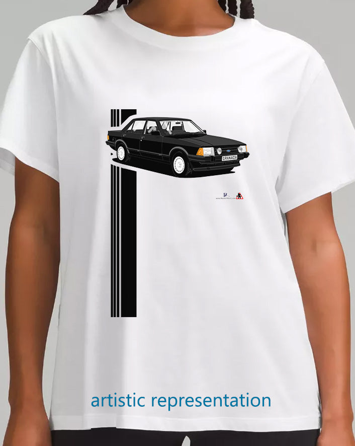 Ford Granada Mk2 Injection Sport in Black T Shirt