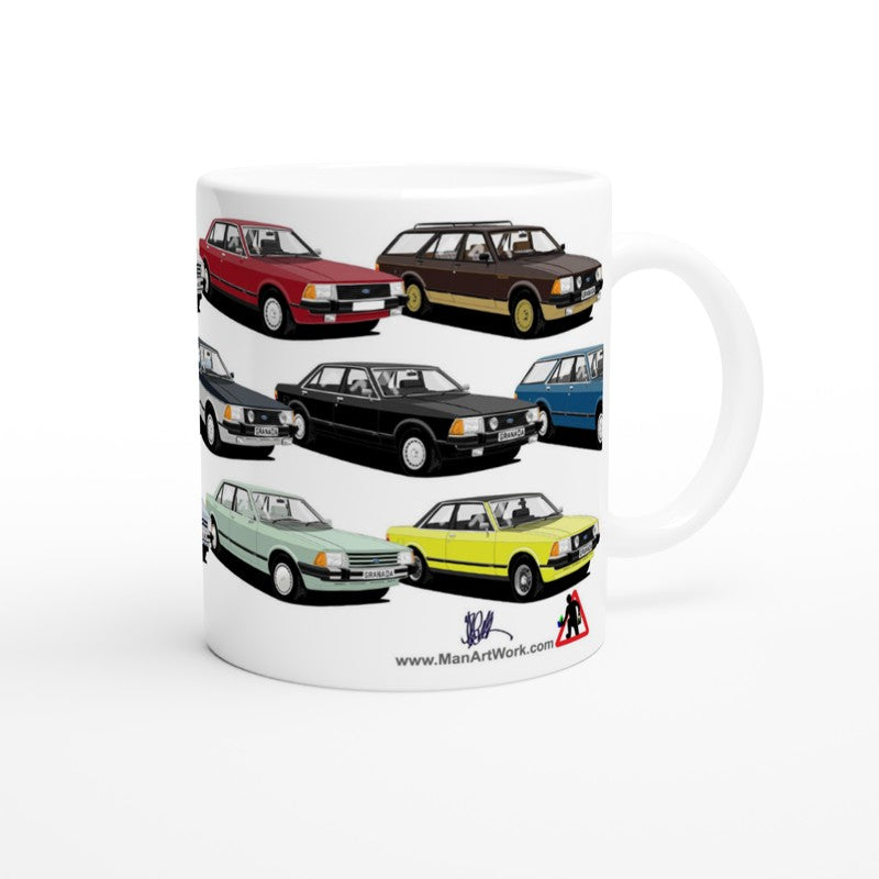 Ford Granada Mk2 Multi Car Mug