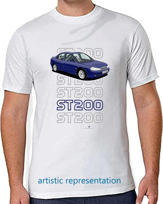 Ford Mondeo MK2 ST200 Hatchback in Blue T Shirt