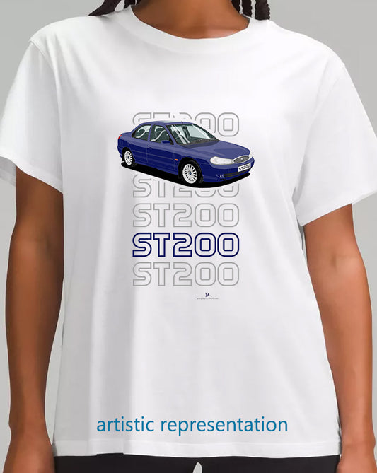 Ford Mondeo MK2 ST200 Saloon in Blue T Shirt