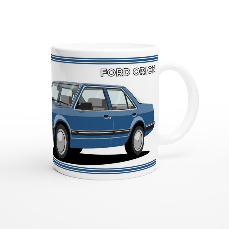 Ford Orion Mk1 in Blue Art Mug