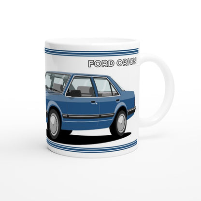 Ford Orion Mk1 in Blue Art Mug