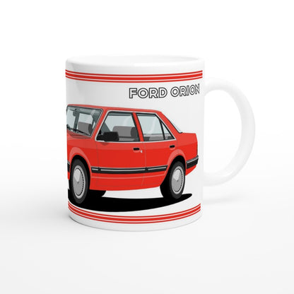 Ford Orion Mk1 in Red Art Mug