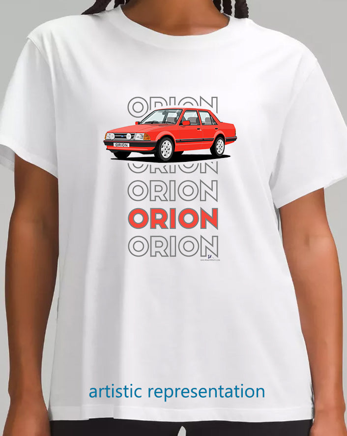 Ford Orion Mk1 Ghia in Red with RS Alloys