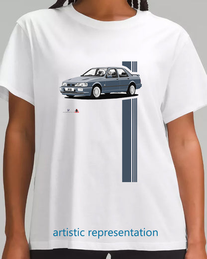 Ford Sierra Sapphire RS Cosworth 4x4 in Blue T Shirt