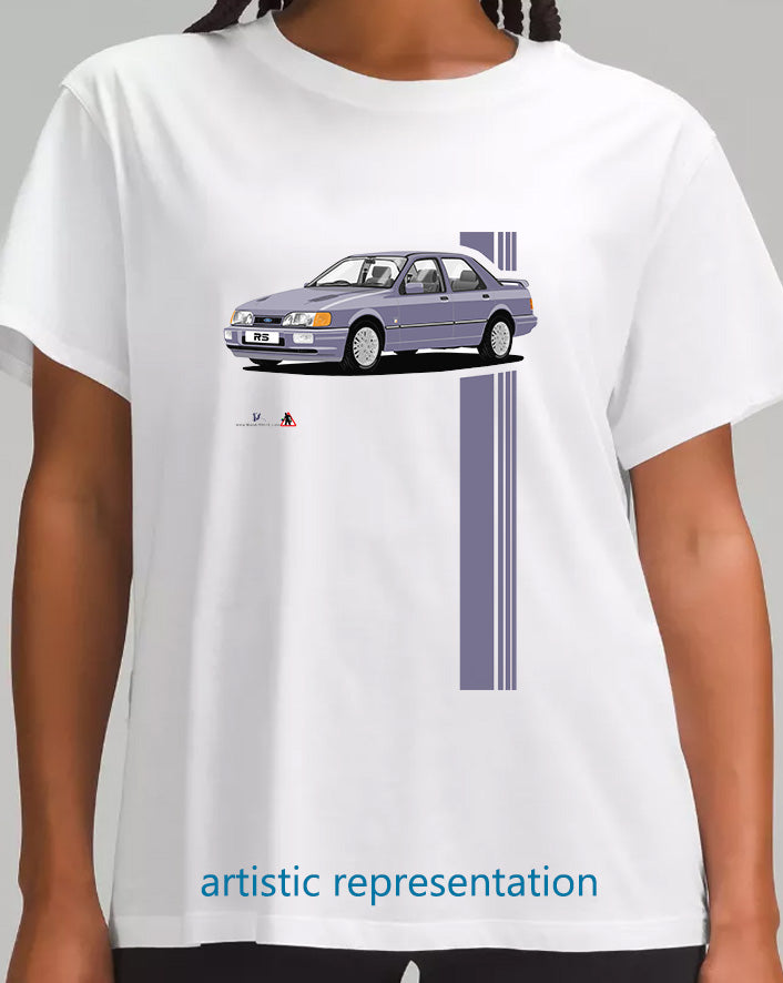 Ford Sierra Sapphire RS Cosworth in Light Blue T Shirt