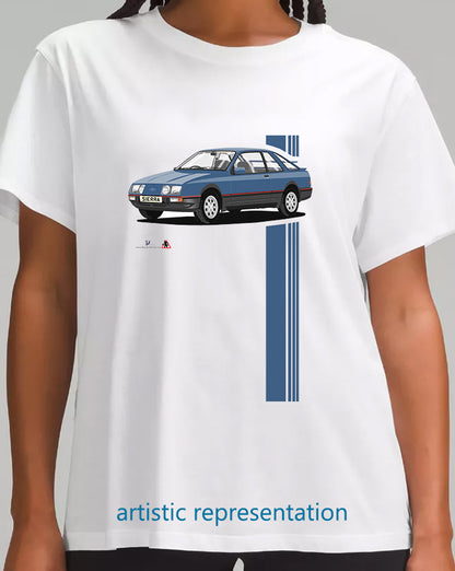 Ford Sierra XR4i in Blue T Shirt