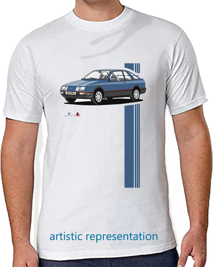 Ford Sierra XR4i in Blue T Shirt