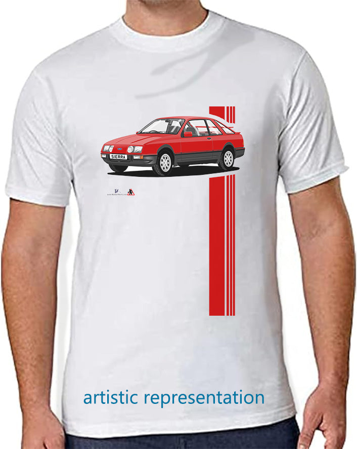 Ford Sierra XR4i in Red T Shirt