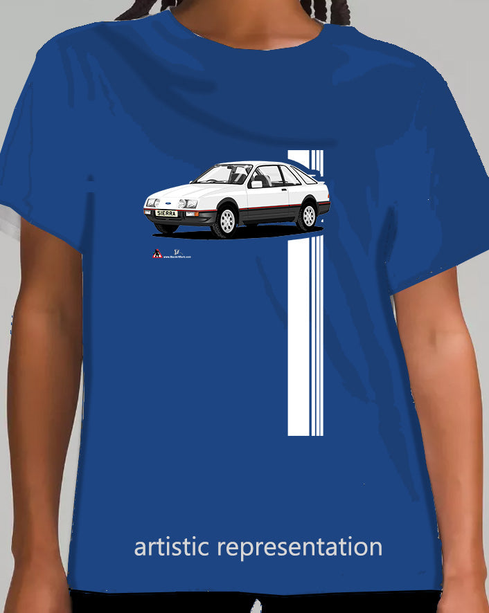 Ford Sierra XR4i in White T Shirt