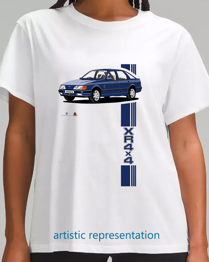 Ford Sierra XR4x4 in Blue T Shirt