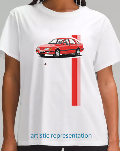 Ford Sierra XR4x4 in Red T Shirt