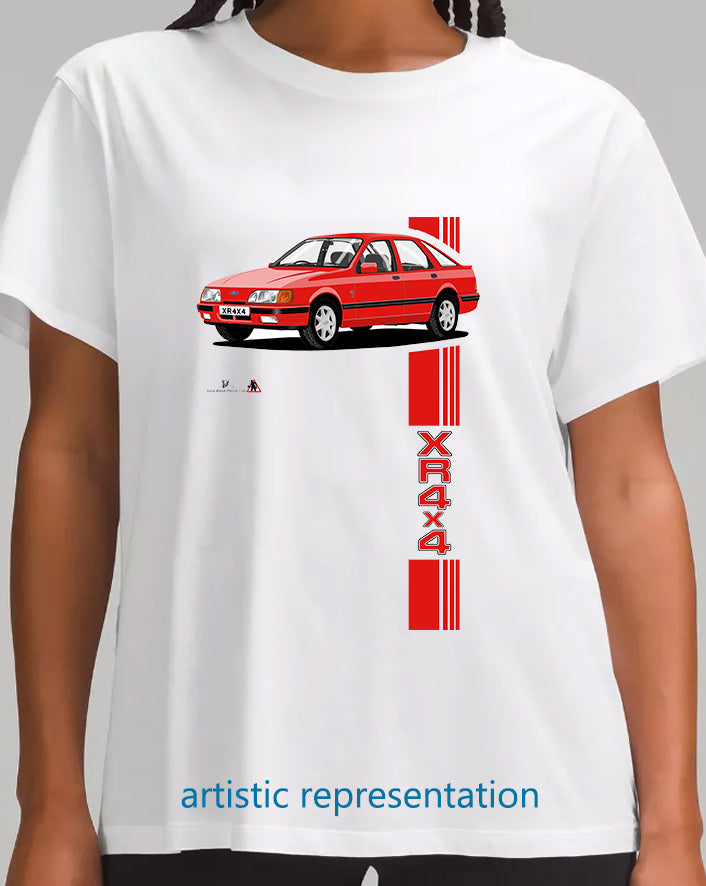 Ford Sierra XR4x4 in Red T Shirt
