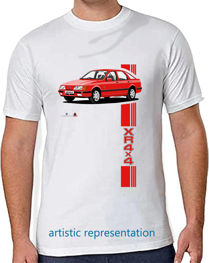 Ford Sierra XR4x4 in Red T Shirt