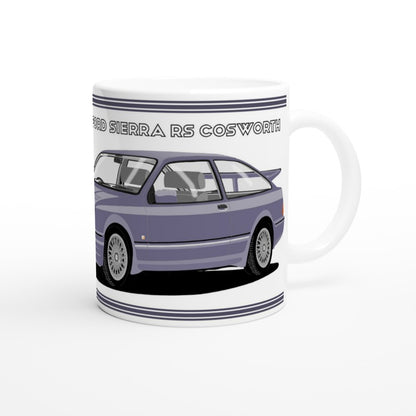 Ford Sierra RS Cosworth in Blue Art Mug