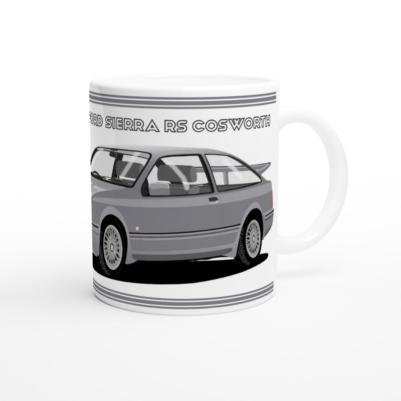 Ford Sierra RS Cosworth in Gray Art Mug