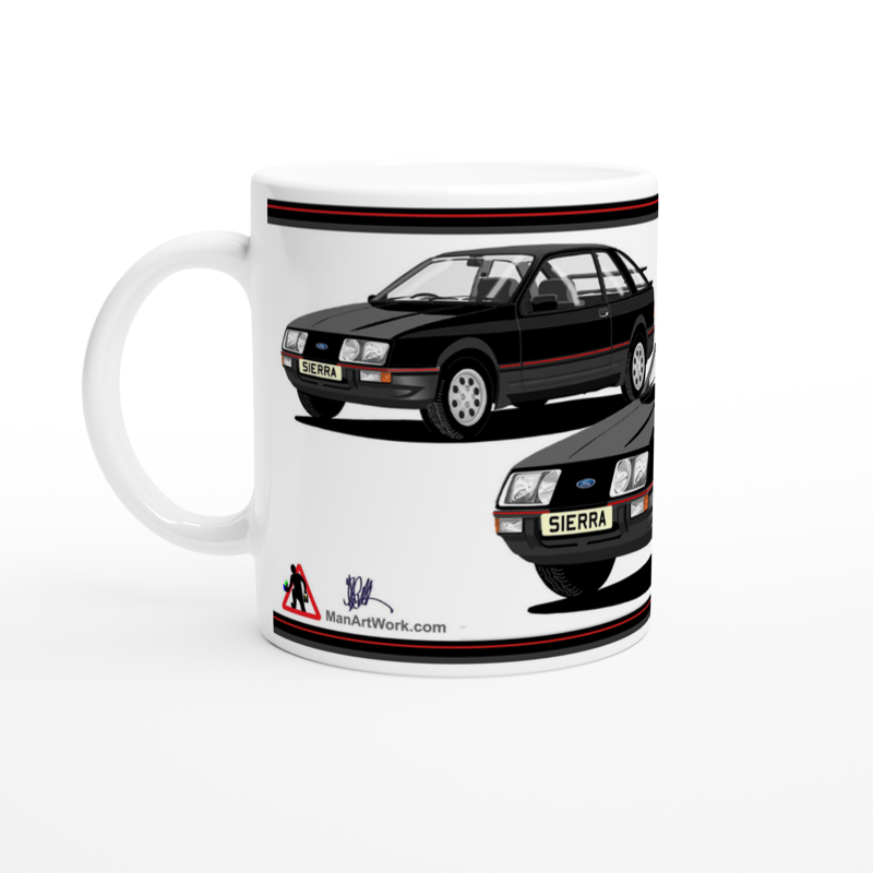 Ford Sierra XR4i in black Art Mug