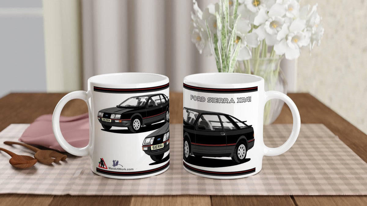 Ford Sierra XR4i in black Art Mug